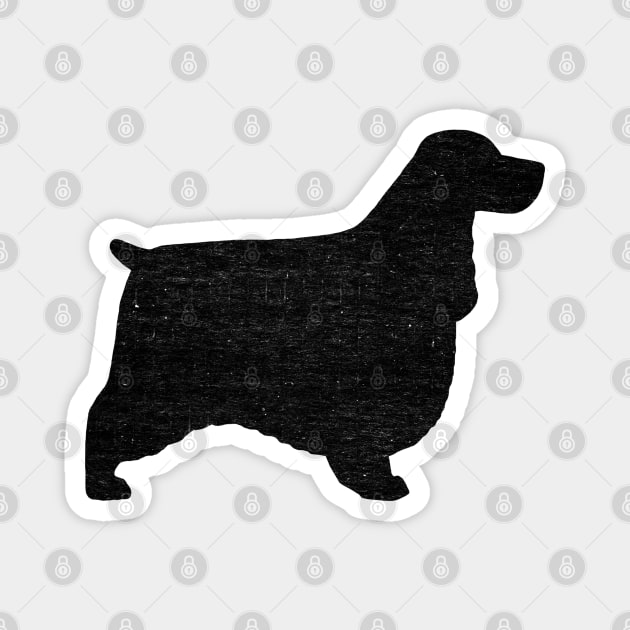 English Cocker Spaniel Silhouette Magnet by Coffee Squirrel