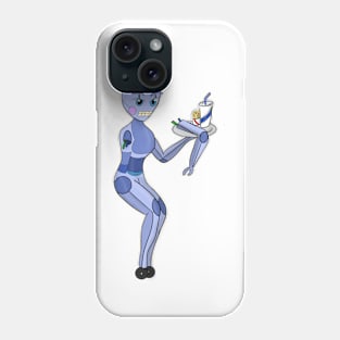 Dinner robot Phone Case