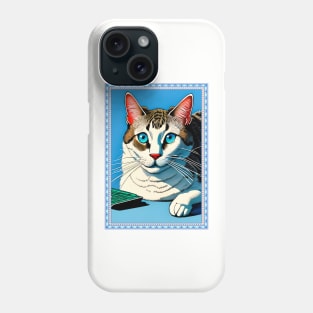 Funny Lazy Bored Cat Phone Case