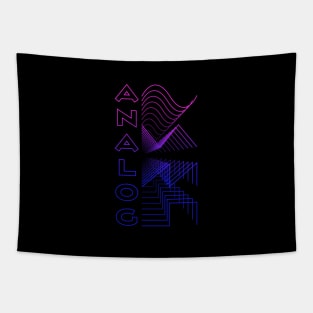 Analog Waveform Digital Analog Design Modular Gift Tapestry