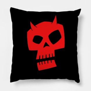 Devil Skull Pillow