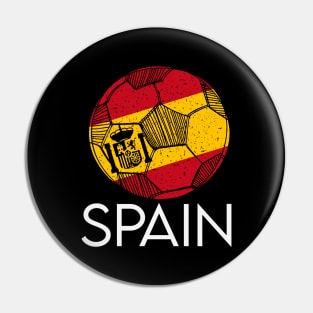 Soccer Spain team gift t-shirt Pin