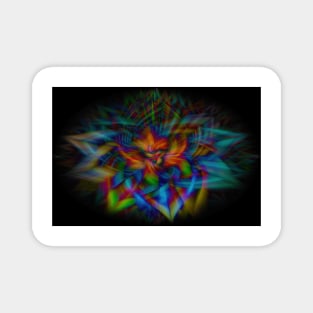 Abstract multicoloured background Magnet