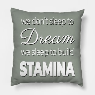 Dream/Stamina Design Pillow