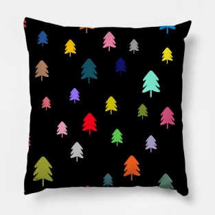 Christmas Pine Fir Tree Multi-Colour Pillow