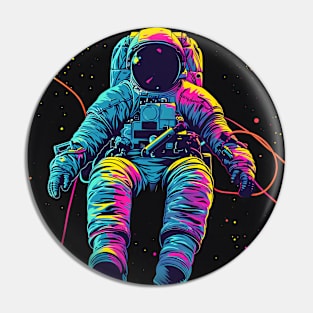 Colorful Astronaut Pin