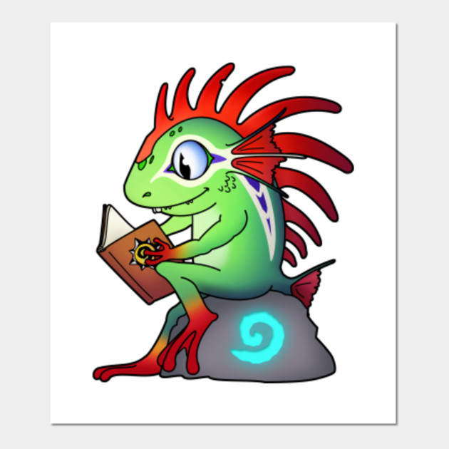 Reading Murloc Warcraft Hearthstone Hearthstone Affiche Et Impression D Art Teepublic Fr Reading Murloc Warcraft Hearthstone Hearthstone Affiche Et Impression D Art Teepublic Fr