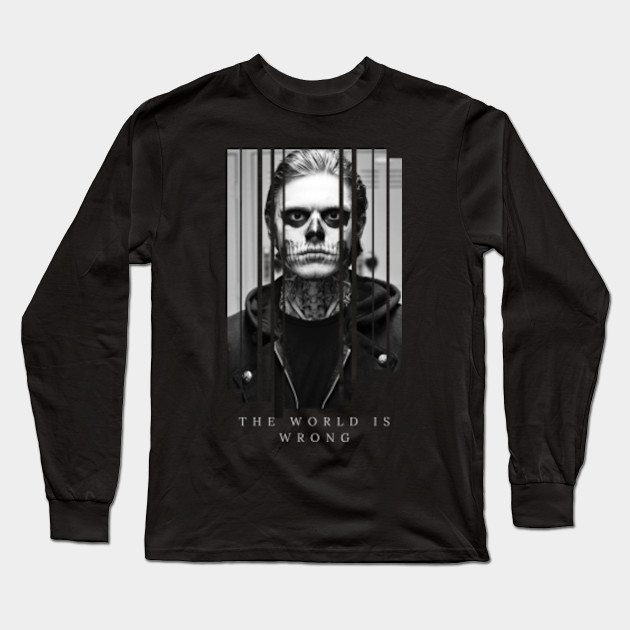 Tate Langdon American Horror Story Long Sleeve T Shirt Teepublic - tate langdon shirt ahs american horror story roblox