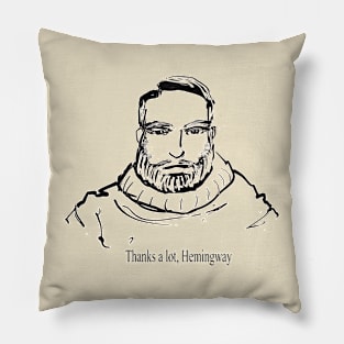 Papa Hemingway Pillow