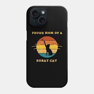 korat cat mom Phone Case