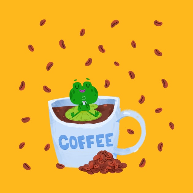 Coffee Frog by azbeen