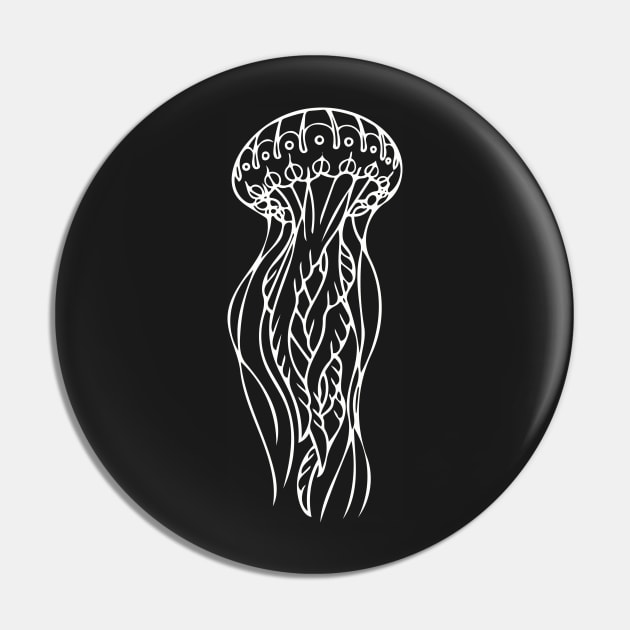 Jellyfish Pin by LoraMaze