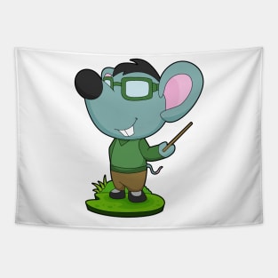 Mouse Teacher Pointer Tapestry