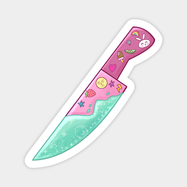 Pastel Goth Knife - Pastel Goth Style - Magnet | TeePublic