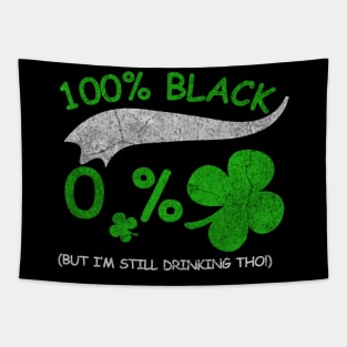Black People Irish Shamrock, St Patrick’s Day Tapestry