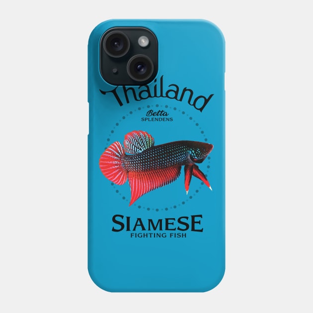 Siamese Fighting Fish Phone Case by KewaleeTee