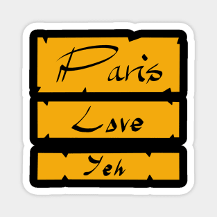 Paris Love Yeh Magnet