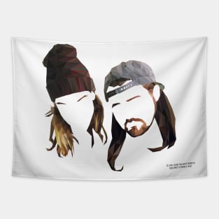 Jay and Silent Bob Polygonal Tapestry