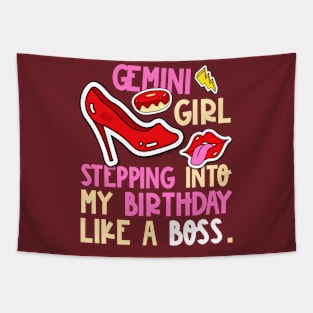 Gemini Girl Horoscope Heels Stepping Birthday Like Boss Cool Tapestry