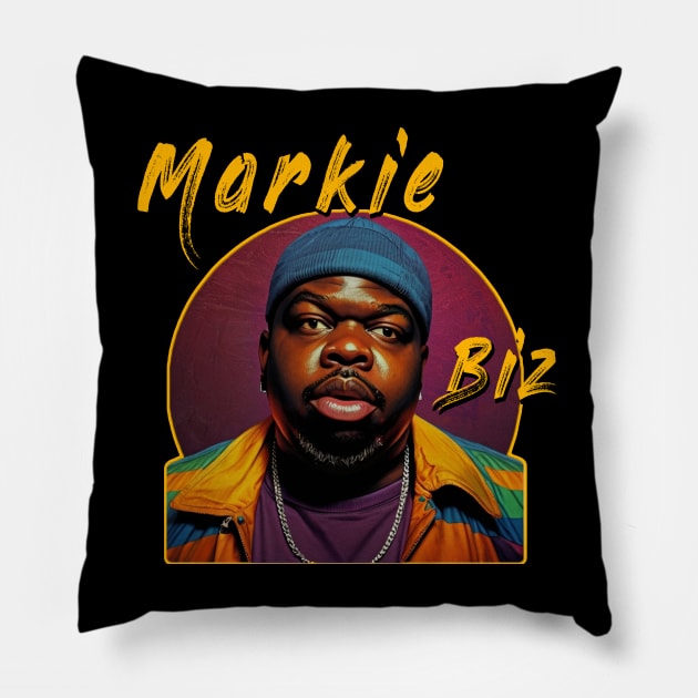 Old Skool Hip Hop Design Pillow by Moulezitouna