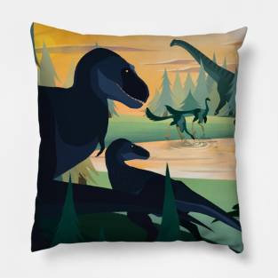 D is for Dinosaurs Pillow