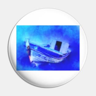 Shipwreck In Blue Pin