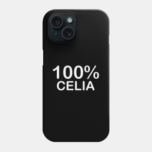 Celia name, couples gifts for boyfriend and girlfriend long distance. Phone Case