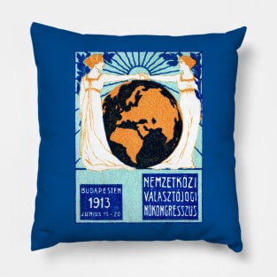 1913 International Woman's Suffrage Pillow