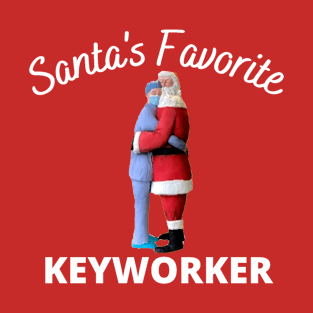 Santa's Favorite Keyworker T-Shirt