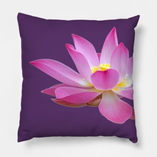 Open Lotus Flower Bud Pillow