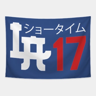 LA 17, Shotime Los Angeles Baseball design Tapestry