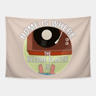 Home is Where The Record Player Is Tapestry