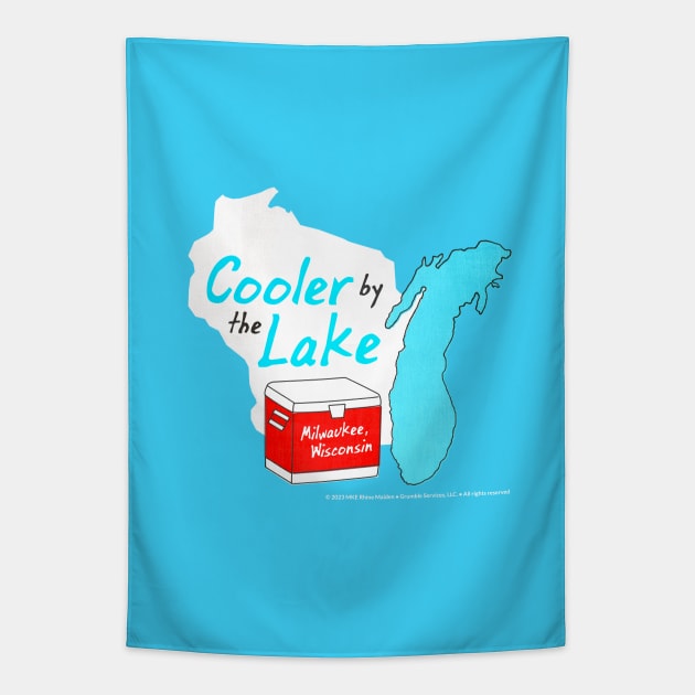 Cooler By The Lake • Milwaukee, Wisconsin Tapestry by The MKE Rhine Maiden