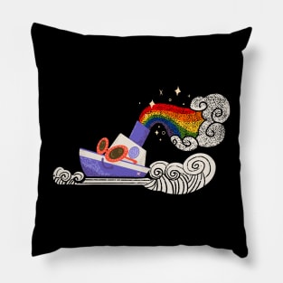 Rainboat Pillow