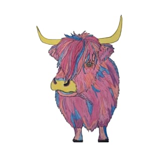 Groovy Highland Cow T-Shirt