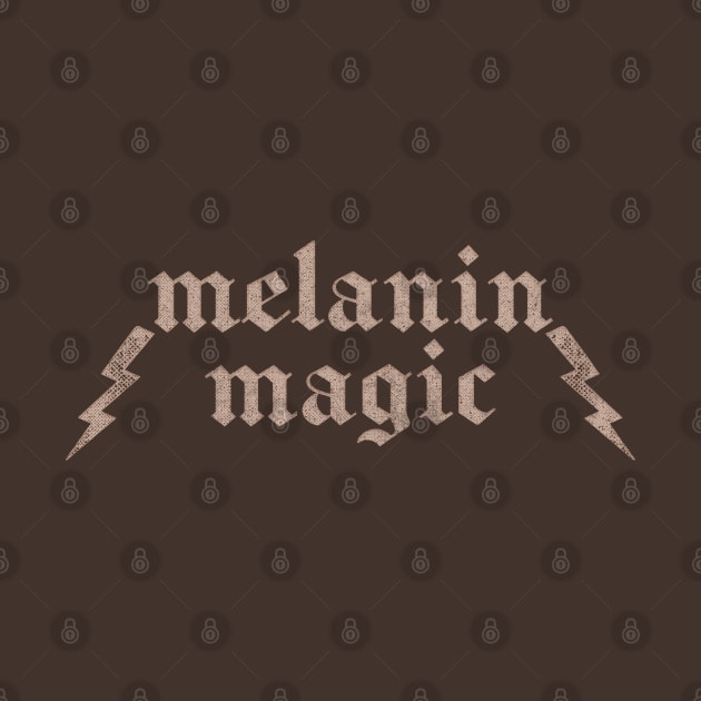 Melanin Magic / Typography Statement Design by DankFutura