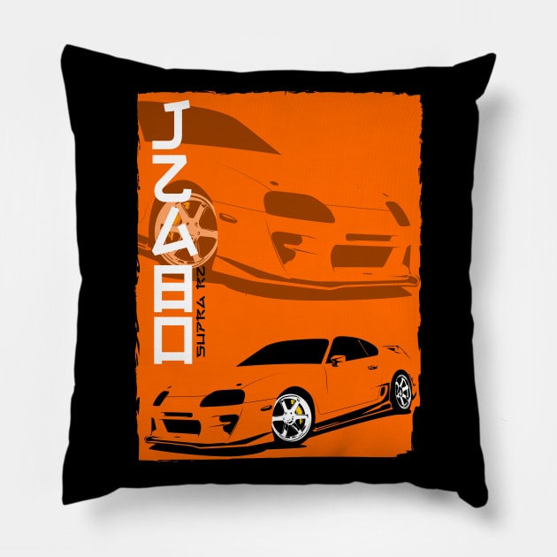 Supra RZ JZA80 Pillow by gaplexio