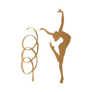 Rhythmic Gymnast with Ribbon T-Shirt