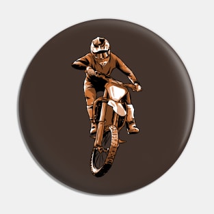 Motocross Rider Pin