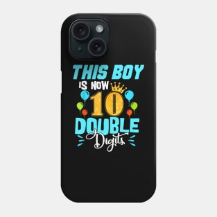 Its My 10Th Birthday Double Digits 10 Years Old Boys Phone Case