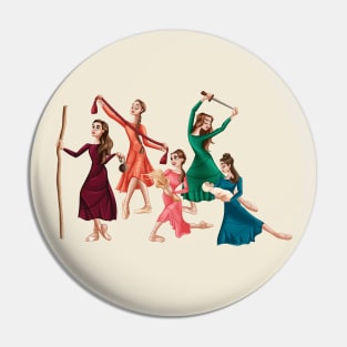 Bloodline Ballerinas Pin