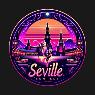 Seville Sunset - Colorful Twilight T-Shirt