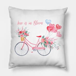 Love is in bloom Pillow