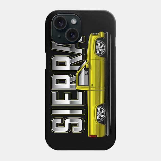 The Sierra Pickup Truck (Wheatland Yellow) Phone Case by Jiooji Project