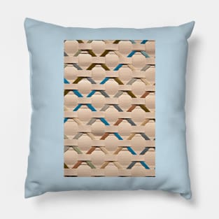 Square Blue Pillow