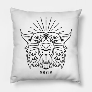 geometrical lynx Pillow