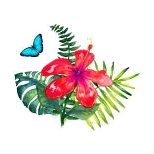 Tropical Hibiscus T-Shirt