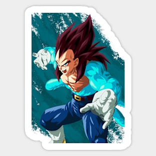 Super Saiyan Blue Evolution Vegeta Sticker – sevenstarperlers