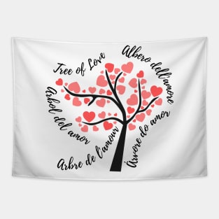 The international tree of love Tapestry