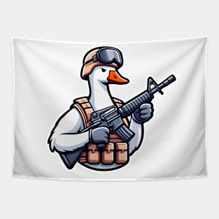 Tactical Goose Tapestry